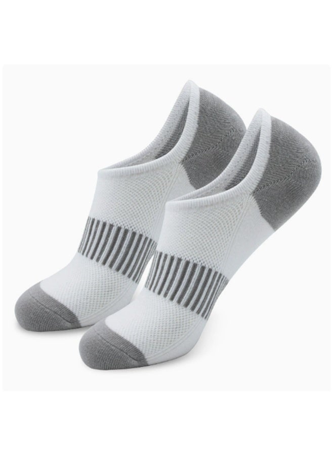 أربع أزواج من جوارب القوارب، مقاس أمريكي 6.5-8 (مقاس واحد يناسب الجميع). ألوان متعددة لإمكانية التبديل بينها. جوارب سيليكون مانعة للانزلاق. - Image 2